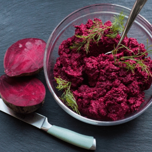 vegan beetroot dip